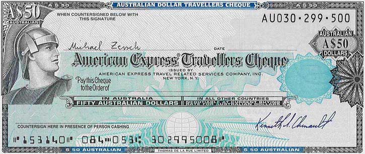 Travelers check